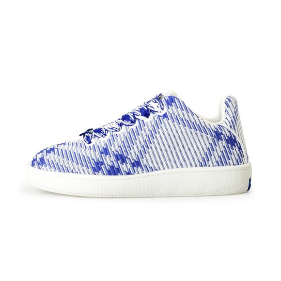 Burberry Men's "Box Knit" Canvas IP Check Low Top Sneakers Shoes US 12 IT 45 - Picture 2 of 8